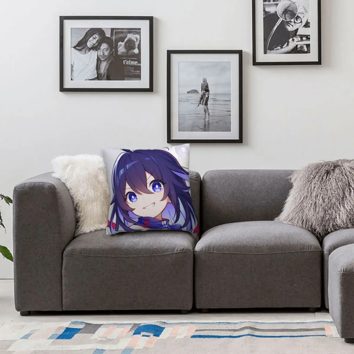 Подушка Seele Game Honkai со звездами наволочка с принтом украшение подушка чехол молния