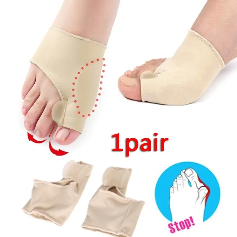 

Sdotter 1pair Toe Corrector Orthotics Feet Foot Care Bunion Straightener Bone Thumb Adjuster Correction Soft Pedicure Socks