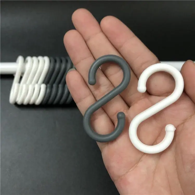 

12pcs Extra small S Hook bathroom hat hook S multi-purpose kitchen hook mini rag hook