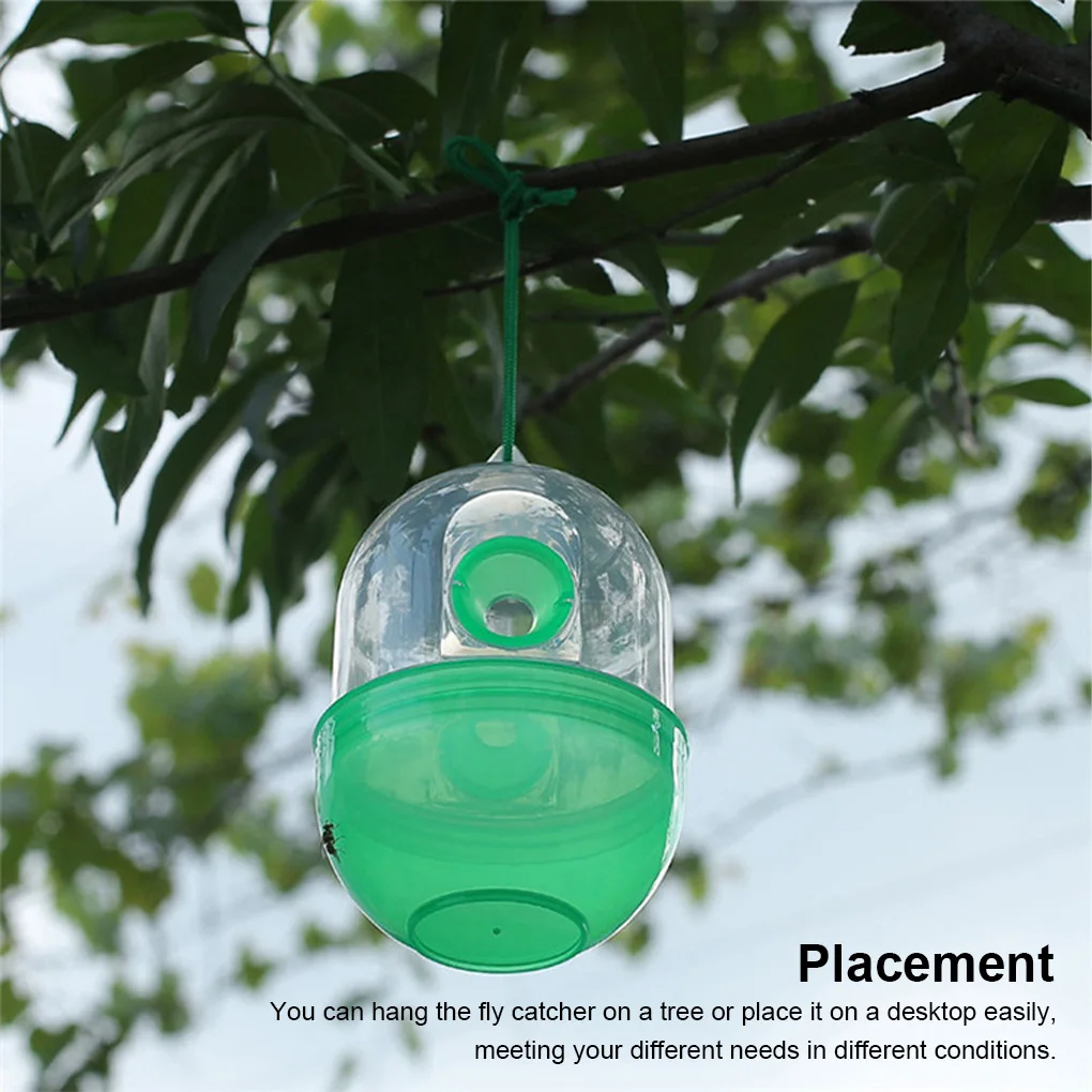 

Outdoor Bee Flies Catcher Hanging Reusable Pest Control Detachable Park Patio Desktop Vegetable Flower Bug Catching