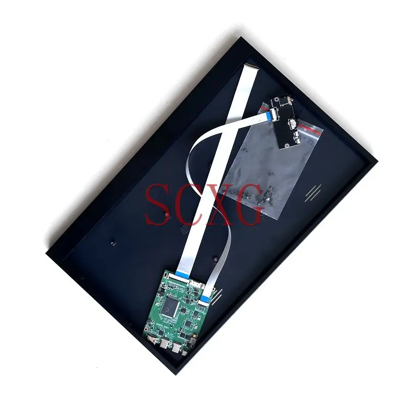 

Fit LP156WHB 15.6" Micro USB 1366*768 2 TYPE-C EDP 30 Pin Controller Driver Board+Metal Case DIY Portable Refit Kit Mini-HDMI