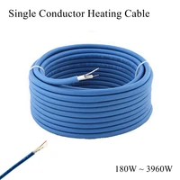 single conductor heating cable infrared warm wire underfloor for driveway snow melting under ceramic tile wood laminate floor