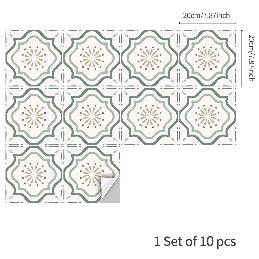 

ПВХ наклейки на плитку Funlife 10 шт