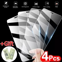 4pcs full cover screen protector on the for iphone 11 12 pro xs max xr x tempered glas for iphone 8 6 7 plus protective glass