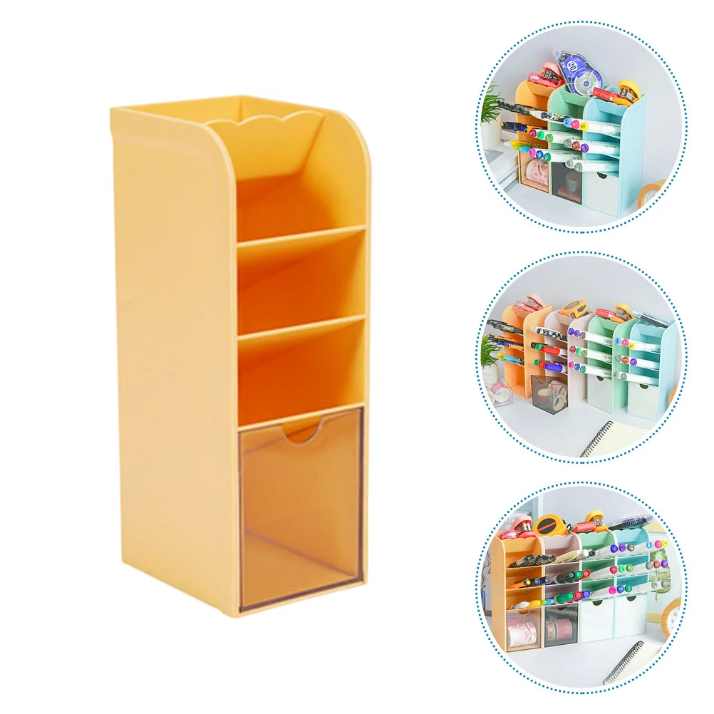 

Inclined Pen Holder Desktop Storage Makeup Brush Holders Writing Desk Decor