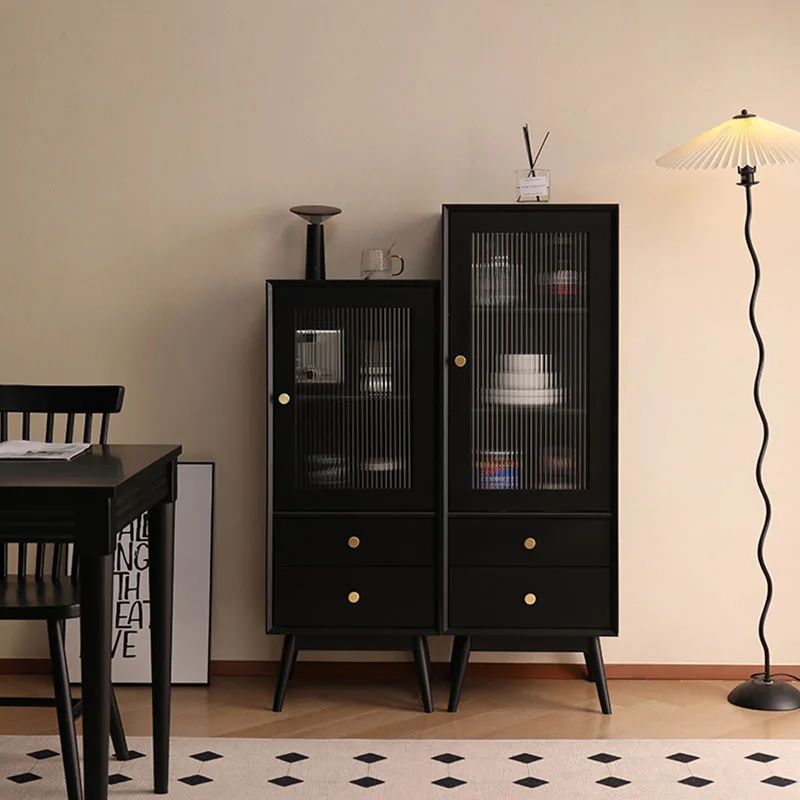 

Storage Dining Sideboard Rustic Chinese Industrial Narrow Shelves Modular Sideboard Luxury Schminktisch Farmhouse Furniture HDH