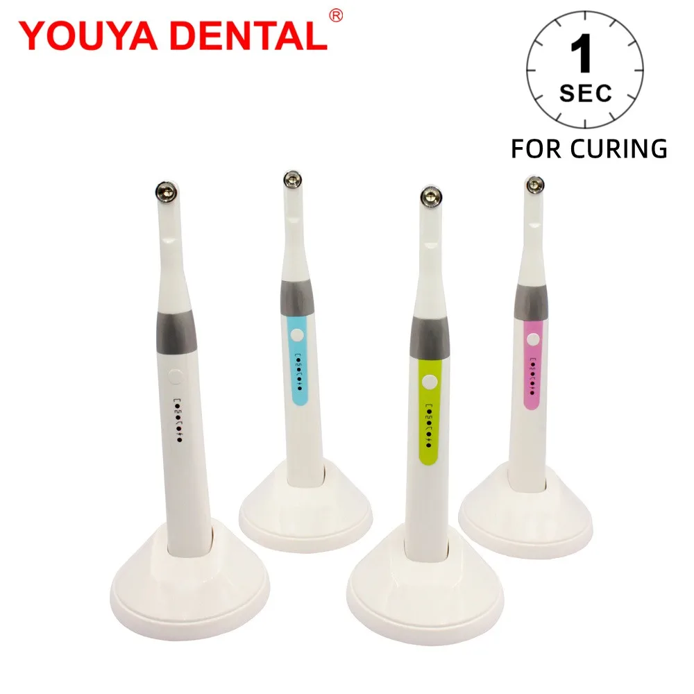 New Dental Led Curing Light 1 Second 2000mw Build in Wireless Dental Lamp Cold Light Dentistry Cure Machine Resin Solidify Tools