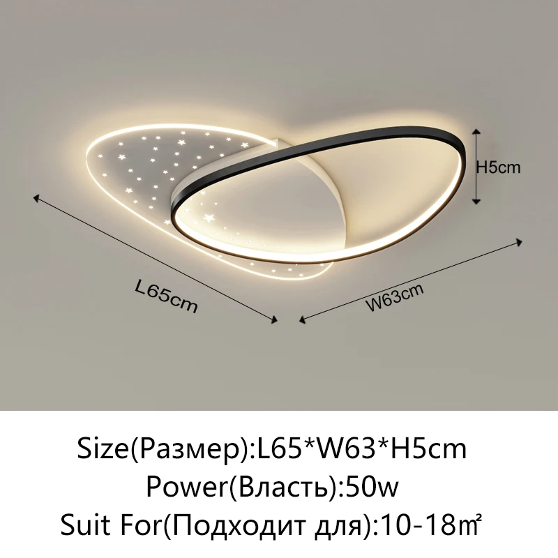 

ТОНДИ Потолочный светильник LED золотой/черный