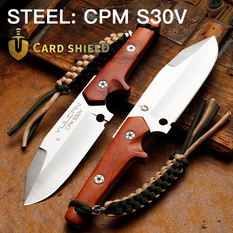 Crusader Forge S30V стальной уличный нож Охотничий Тактический короткий Нож для