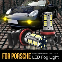 2pcs h8 canbus error free led fog light lamp blub for porsche 911 997 2004 2012 boxster 9872004 2012