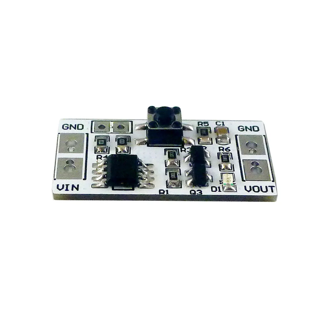 

SL92B02 DC 3-20V 5A Bistable Self-locking Switch Module LED Controller Relay Board Touch Electronic Board Toggle Switch