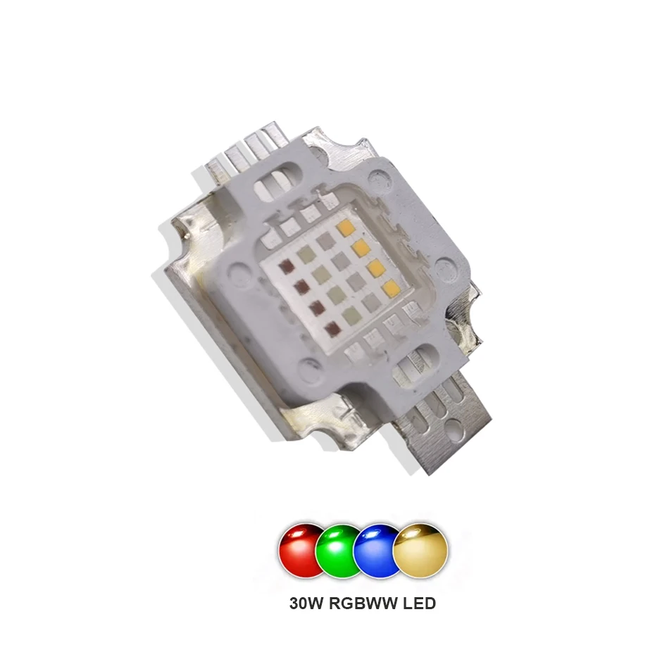

Светодиодный чип высокой мощности RGBW RGBWW Светоизлучающий диод 30 Вт LED COB RGB белый / борм белый для DIY сценической лампы