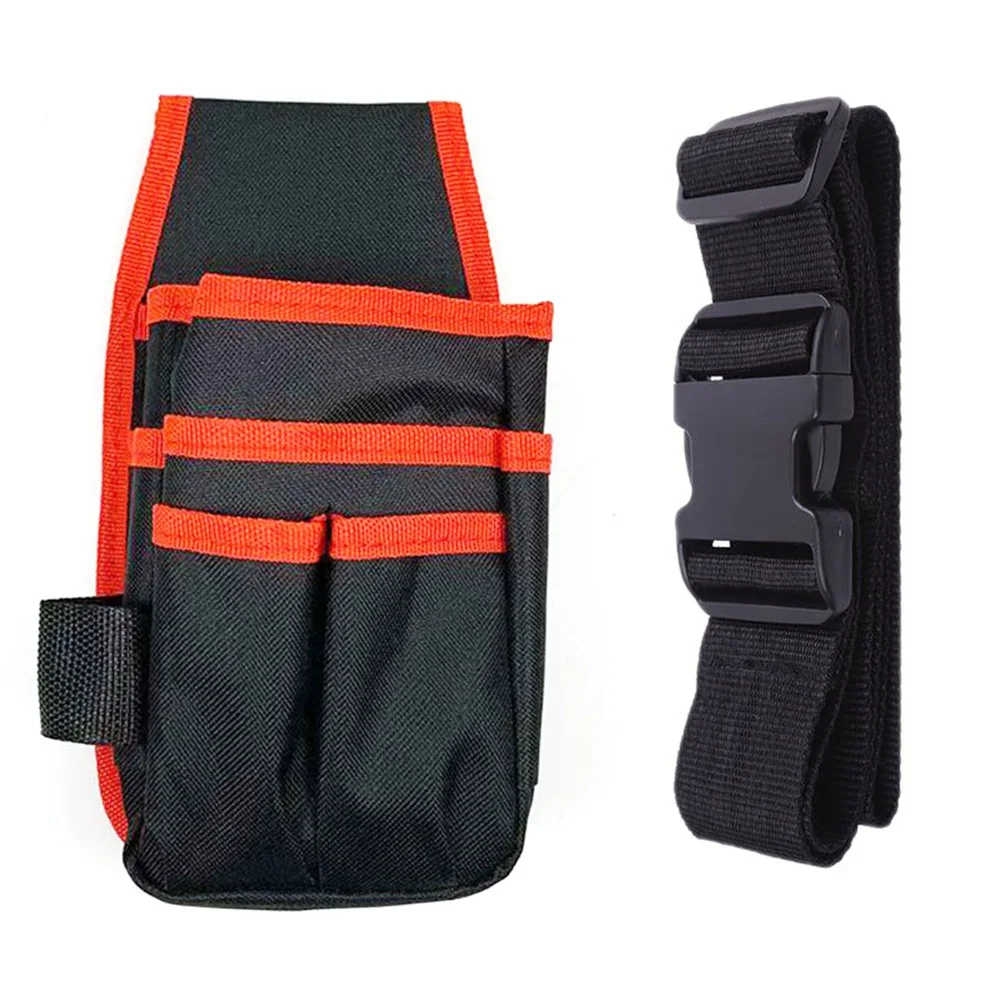 

1Pc Tool Bag W/ Belt Screwdriver Utility Kit Holder 7 In 1 600D Nylon Fabric Durable 13.5*25cm For Hand Work