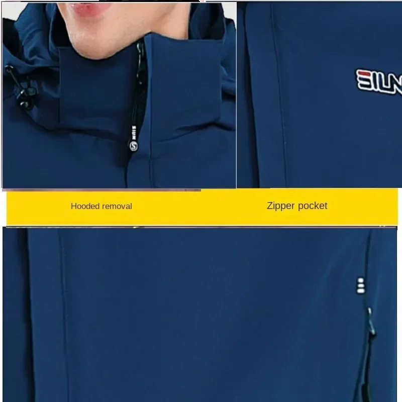 Мужская куртка из мягкой оболочки пальто ToJump спортивная одежда для улицы