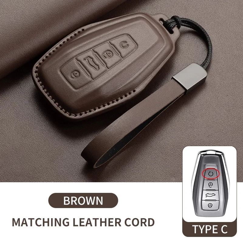 

Кожаный чехол для дистанционного ключа автомобиля Geely для Geely Coolray X6 X7 EX7 Emgrand Global Hawk GX7 Kulrey GT GC9 Atlas Boyue NL3