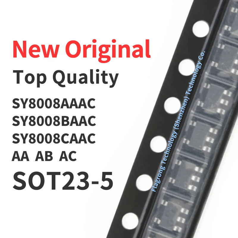 100 Pieces SY8008AAAC SY8008BAAC SY8008CAAC Silk-screened AA AB AC SMD SOT23-5 Chip IC New Original