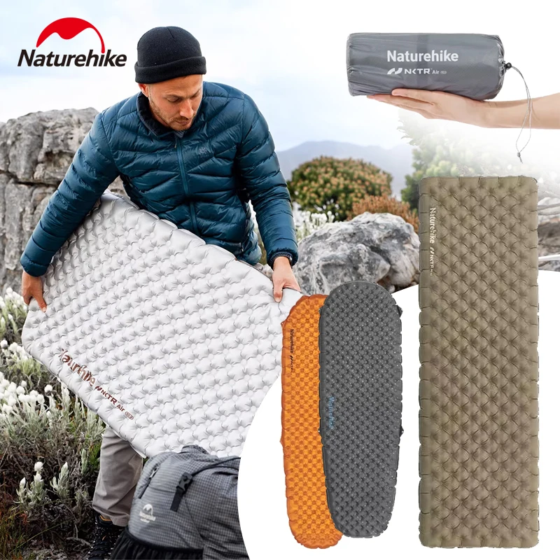 Фото Надувной матрас Naturehike серии Tuye, портативный, складной, для кемпинга, походов, легкий, влагостойкий, для палатки №1