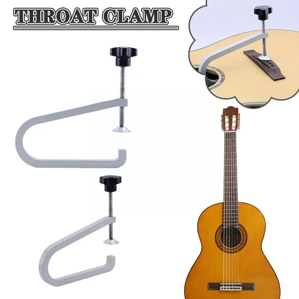 

1pcs Acoustic Guitar Bridge Clamp / Cast Steel Deep Deep Reach Throat / Repair Clamp Tool Guitar C-Clamp Guitar Accessories G8R4