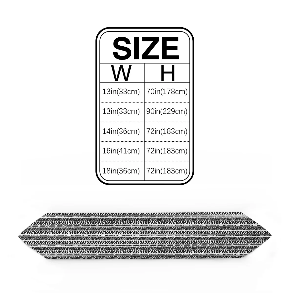 Столовые бегуны в стиле пэчворк из кожи животного черный белый современный