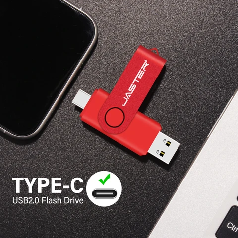 JASTER USB 3.0 Stick флешка 64ГБ  черный, красный