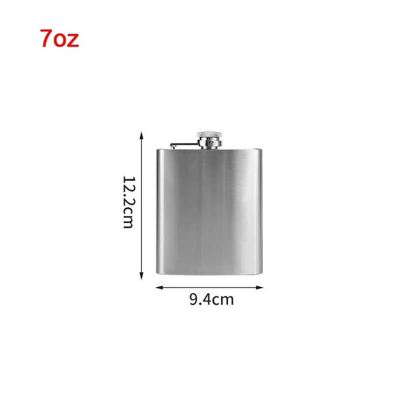 

1-18 унций фляжка из нержавеющей стали для спиртного алкоголя, фляжка для виски, бутылка, дорожный контейнер для жидкости, аксессуар, портативная фляжка на бедрах