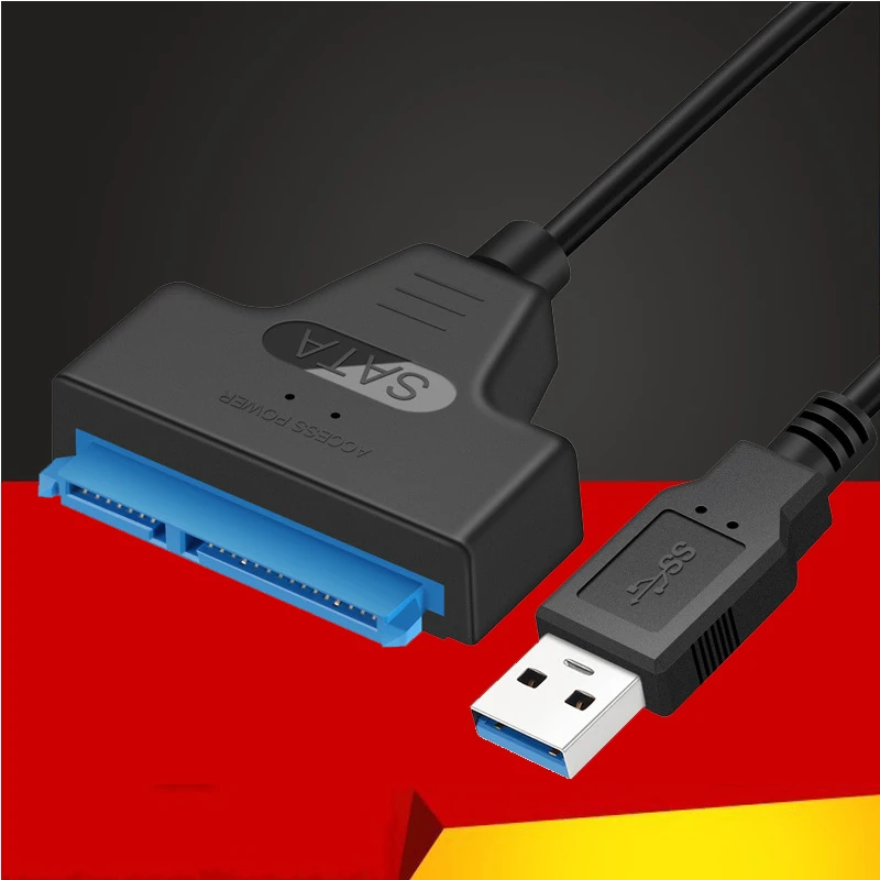 

NEW USB 3.0 SATA 3 Cable Sata to USB Adapter Up to 6 Gbps Support 2.5 Inches External SSD HDD Hard Drive 22 Pin Sata III Cable