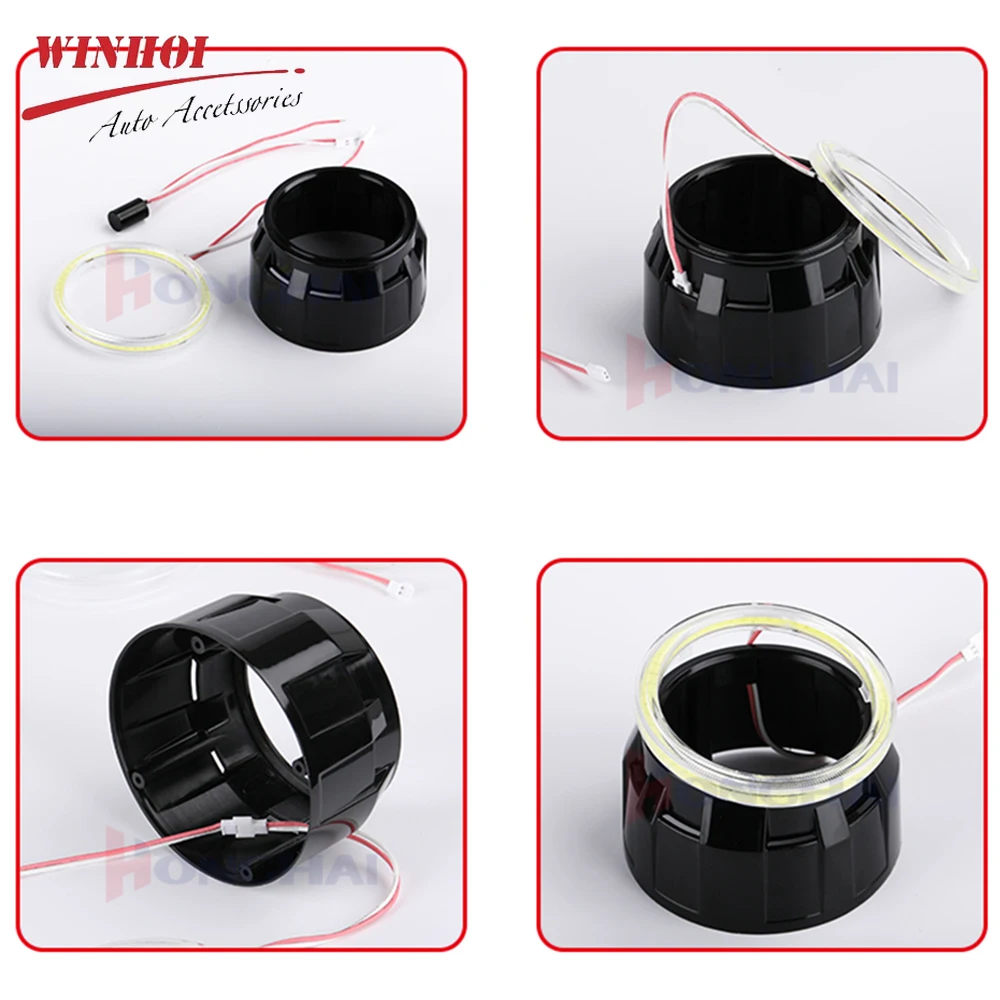 Светодиодные глаза ангела белые красные синие желтые мотоциклетные гало