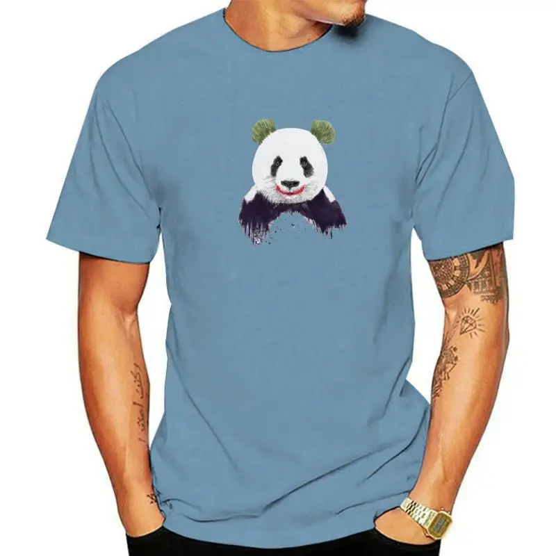 Футболка мужская с принтом панды и Джокера забавная тенниска надписью Why So