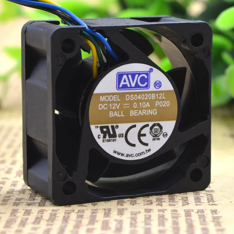 

Новый охлаждающий вентилятор DC 12 В 0.10A DS04020B12L 3 WIRESS BALL 4 см 4020 40*40*20 мм
