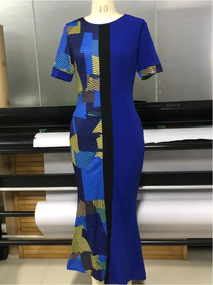 

African Design Dashiki Dress Print Leopard Muslim Abaya Bazin Robe Gowns Africa Long Maxi Dresses Riche Lady Traditional Islamic
