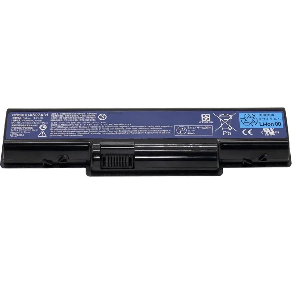 Фото AS07A31 AS07A71 Аккумулятор для Acer Aspire 2930G 4740G 4736 4930 4930g 5735 5738G 5738zg 5740 5740g AS07A41 AS07A51 AS07A52 AS07A72 №2