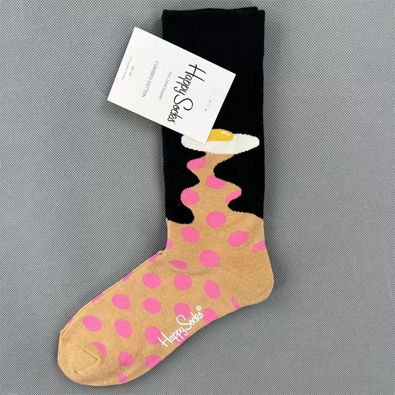 Женские носки в горошек из чистого хлопка размеры 36-40