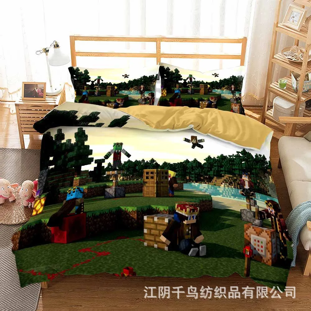 

Bedding Sets Australia /Europe/USA Full Queen King Size Quilt Duvet Cover Pillow Case 2-3 Piece Sets Mine Colorful Lining Cloth
