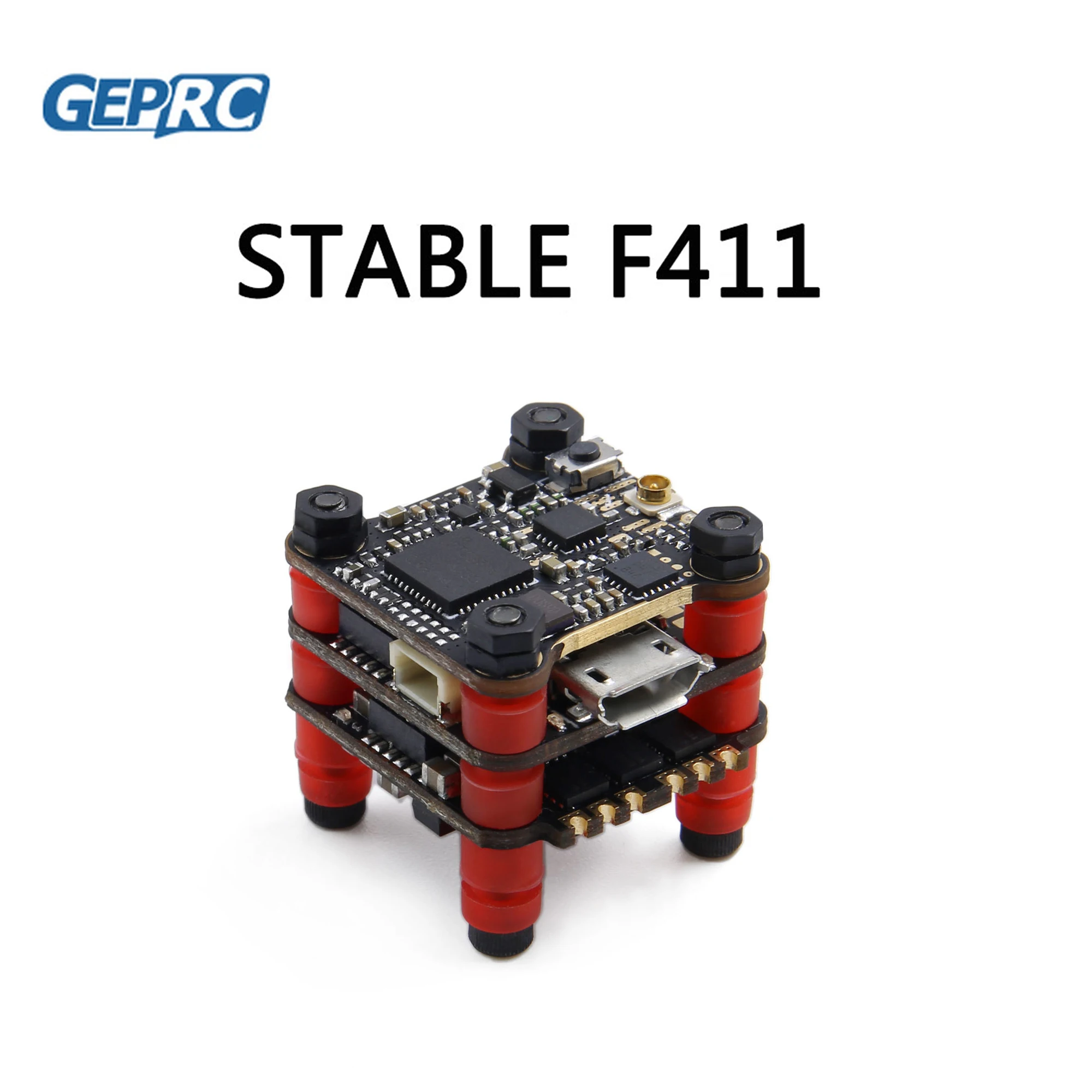 Стабильный F411 16*16 мм OSD электроника все в одном Контроллер полета ESC 12A бесщеточный ESC 25/100 мВт VTX стек GEPRC Стабильный F411 16*16 мм OSD электроника все в одном Контроллер полета ESC 12A бесщеточный ESC 25/100 мВт VTX стек GEPRC