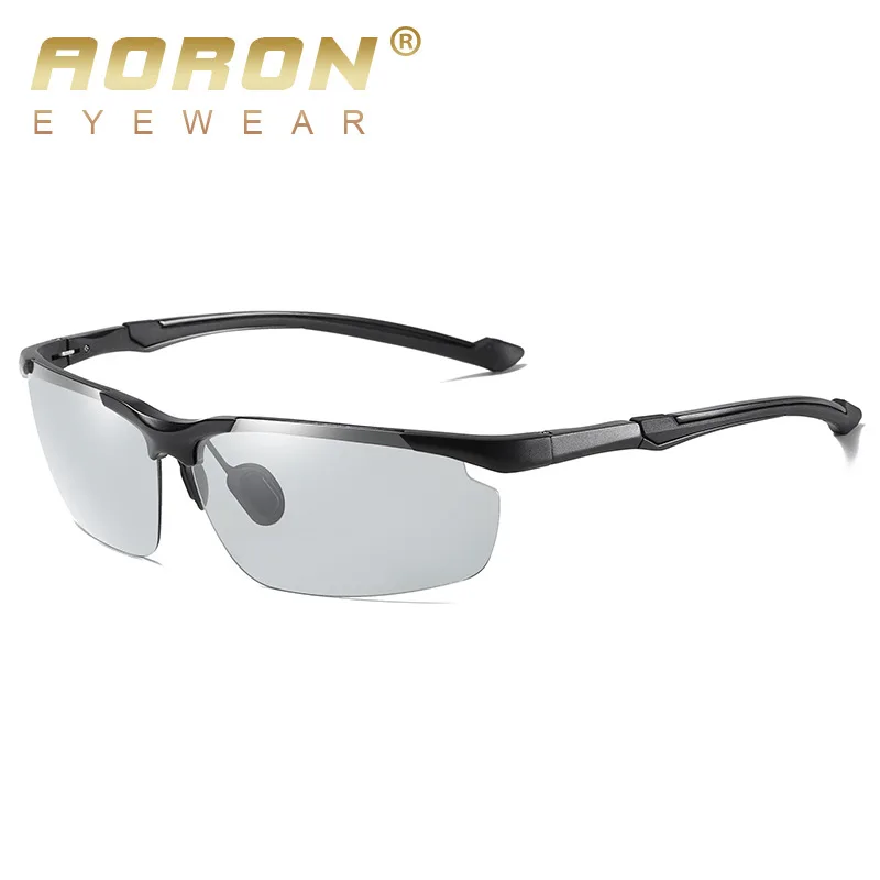 Aolong новые поляризационные солнцезащитные очки Al-Mg велосипедные меняющие цвет