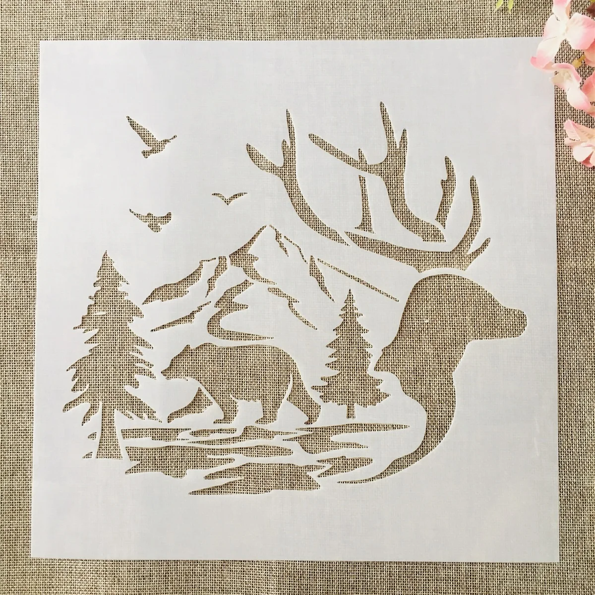 

Декоративные трафареты для стен «сделай сам», 30 х30 см