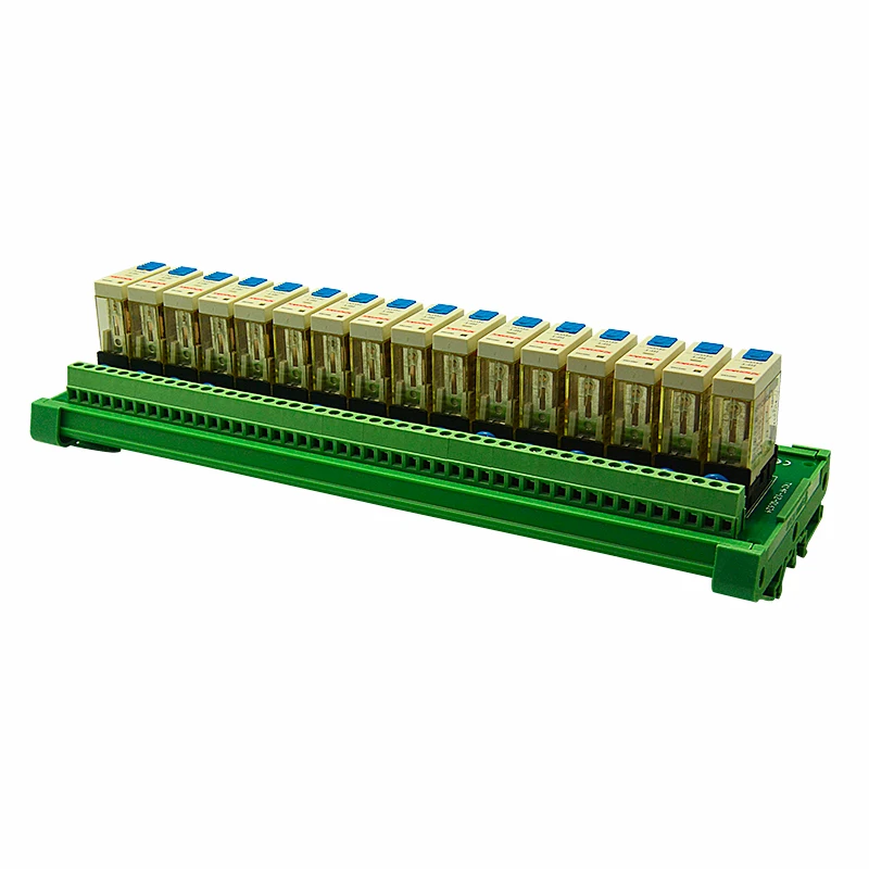 

16-канальный релейный модуль Shenler 24 В постоянного тока с замком NPN/PNP, общий усилитель PLC, плата управления выходом 100%, тест безопасности