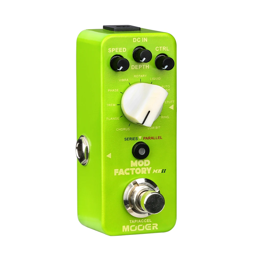 MOOER Mod Factory MKII педаль для гитарных эффектов с мультимодуляцией полностью