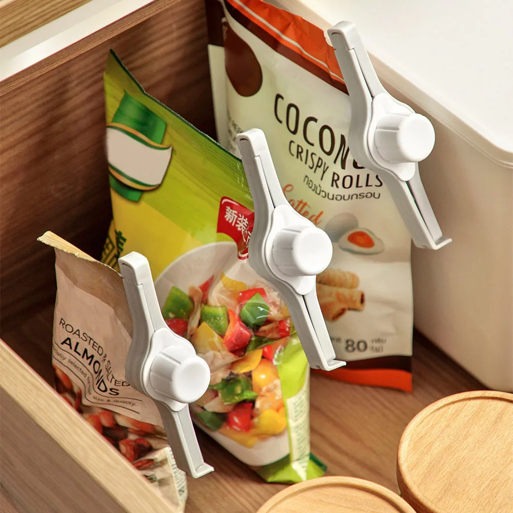 Зажимы для герметизации пищевых пакетов с носиками портативный легкий зажим