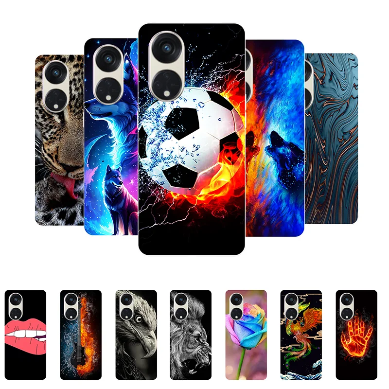 Чехол для OPPO Reno 8T 5G Футбол Мягкий силикон Задние чехлы Reno8 T CPH2505 телефона Reno8T