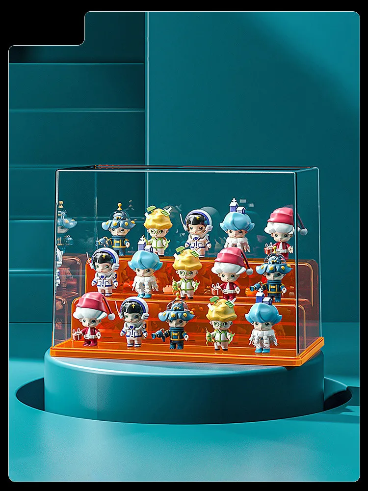 

Blind Box Storage Display Box Popmart Hand-made Cabinet Acrylic Lego Figures Toy Storage Box Dolls Dust-proof Showcase