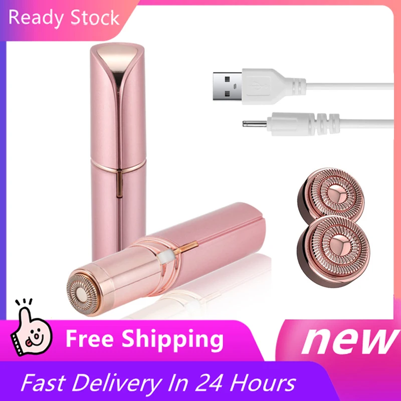 Newest Epilator Face Hair Removal Lipstick Shaver Electric E