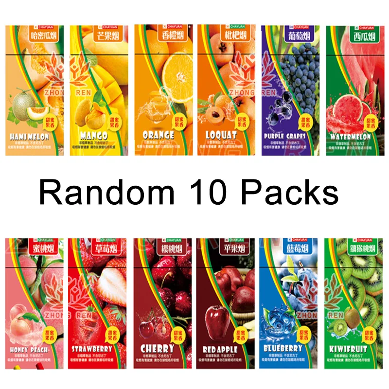 

Новинка 2022, горячая Распродажа, ароматизатор черники персика, травяной чай, дым для женщин и мужчин, здоровые сигареты, без никотина, табак, ф...