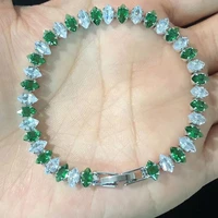 new fashion 8 colors horse eye zirconia bracelet for women personality simple luxury jewelry friendship bracelets birthday gifts