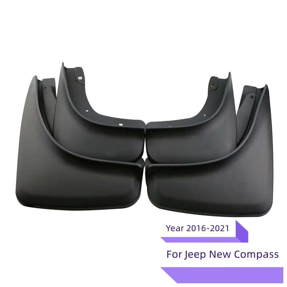 

4x Брызговики На Передние И Задние Колеса Для Jeep Compass 2016-2020 1,4T 2,4T MK2-автомобильный Стайлинг, Брызговики