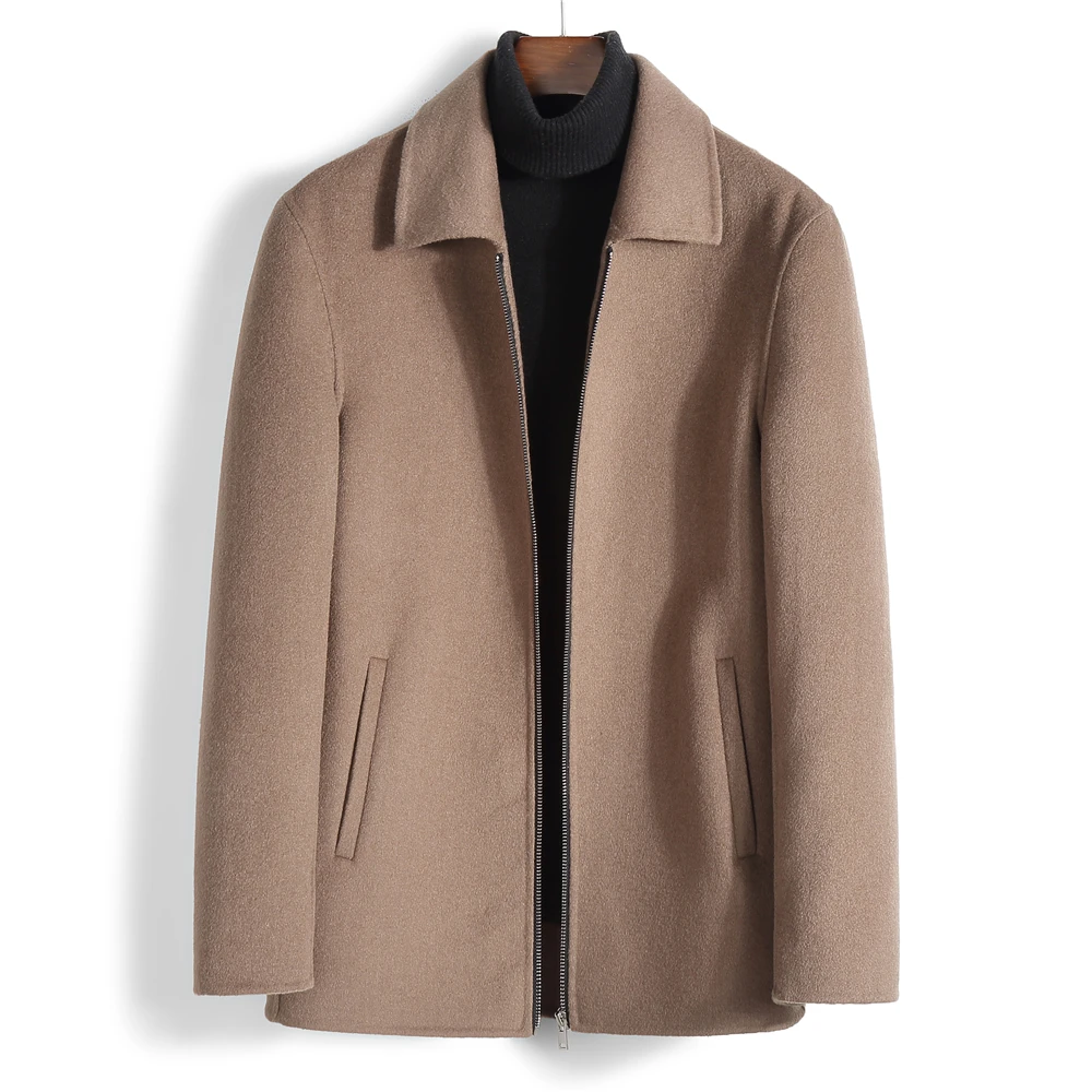 

Мужское повседневное пальто, сезон весна-осень, 50% шерстяная одежда, модные деловые мужские шерстяные пальто хорошего качества, мужская куртка