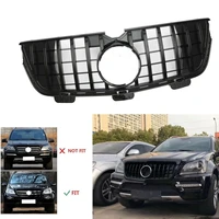 front gt style bumper grille mesh grill fit for mercedes benz gl class x164 2007 2012