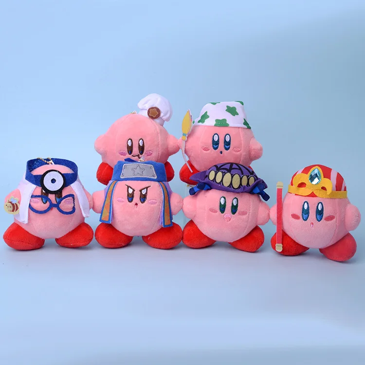 

Брелок Kirby Kawaii 10 см, мультяшный розовый, мягкие плюшевые игрушки, милые подарки, плюшевые игрушки для девочек, друзей, детей