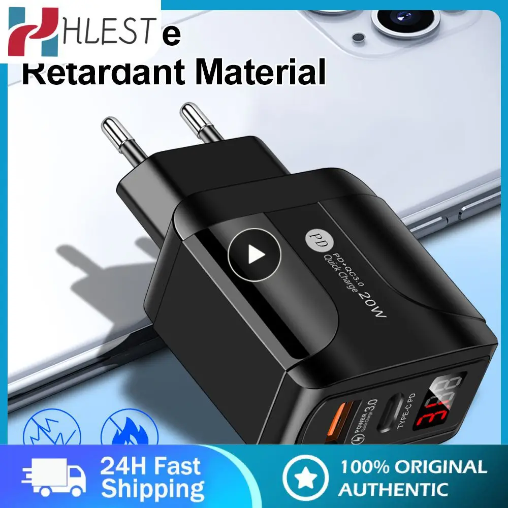 

Сетевое зарядное устройство с 2-мя Usb-портами и цифровым дисплеем