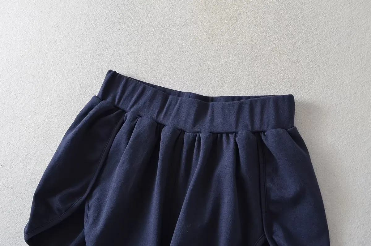 Maxdutti Fashion Blogger High Waist Loose Bodybuilding Bermuda American Retro High Street Harem Shorts  Women